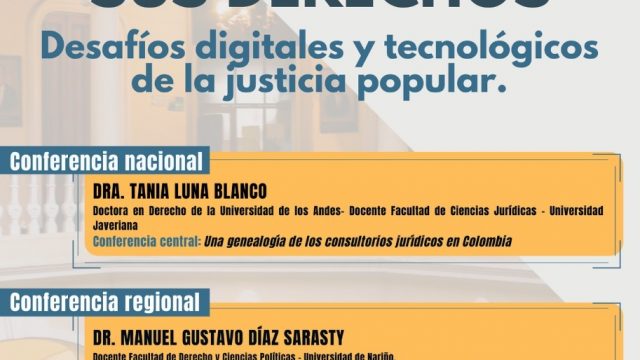 Por el Derecho a sus Derechos. Desafíos digitales y tecnológicos de la justicia popular.