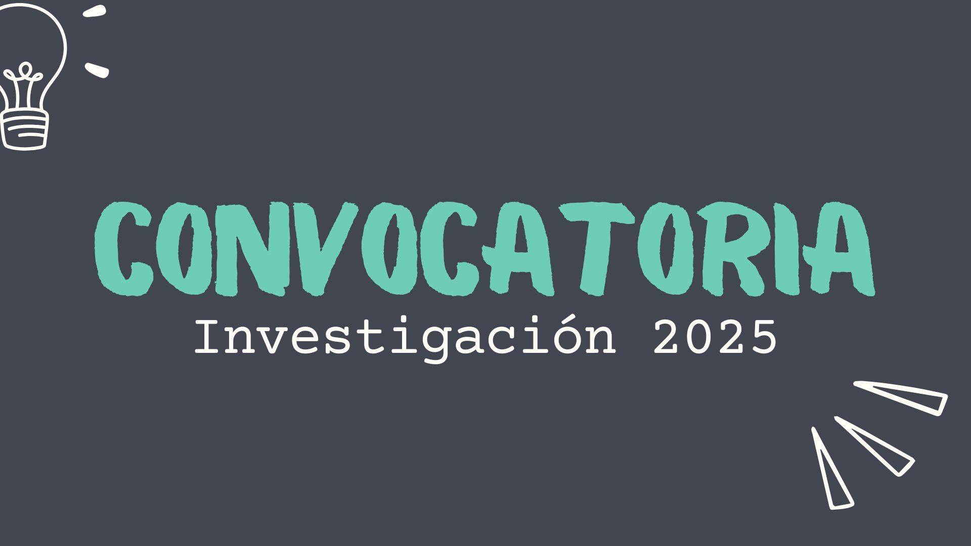 Apertura Convocatoria de Investigación 2025 – Facultad de Derecho y ...